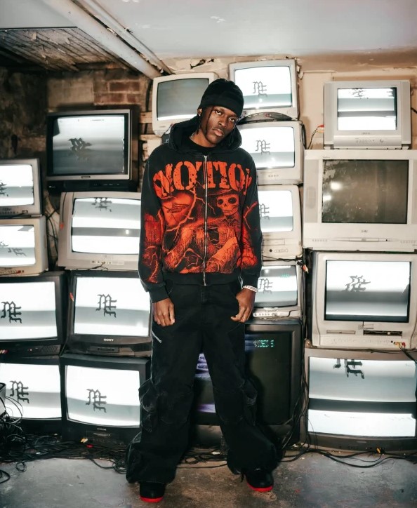 Acid Wash “Deserted” Hoodie