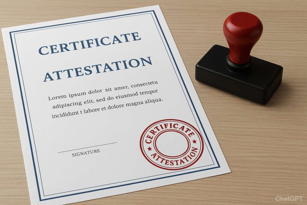 Marriage Certificate Attestation for UAE