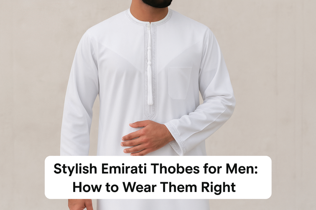 Stylish Emirati Thobes for Men