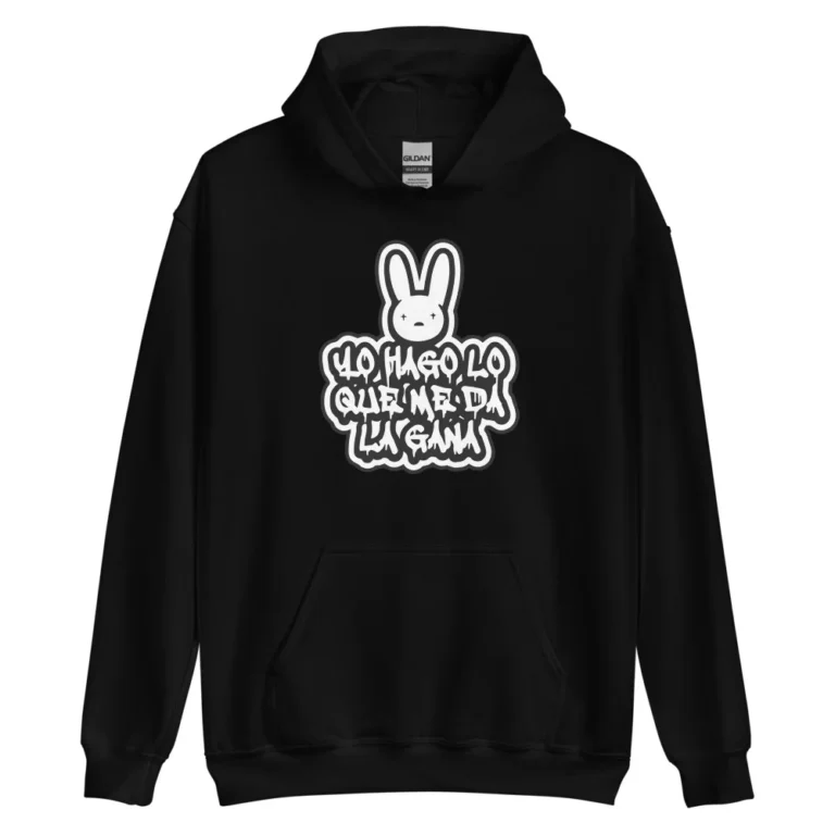 YHLQMDLG Bad Bunny Pullover Hoodie