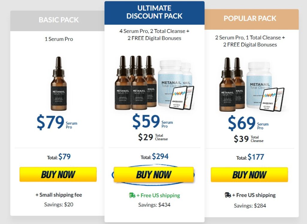 Metanail Serum Pro Price