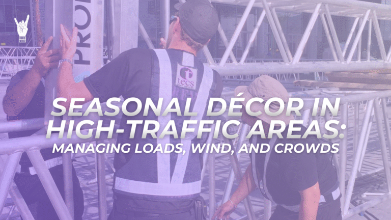 Seasonal Décor in High-Traffic Areas Managing Loads, Wind, and Crowds