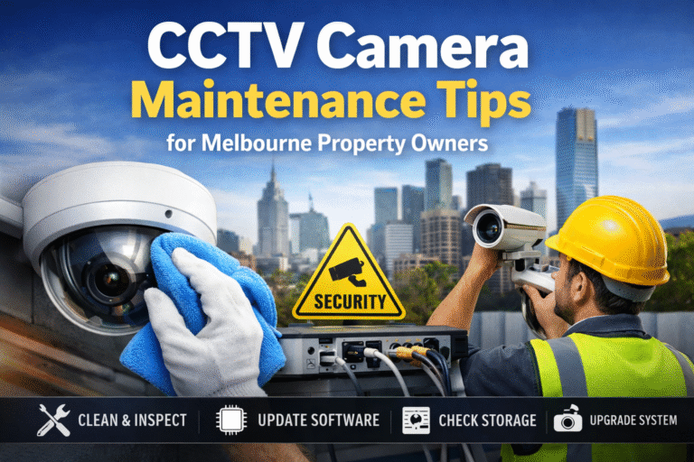 CCTV Camera Maintenance Tips for Melbourne Property Owners